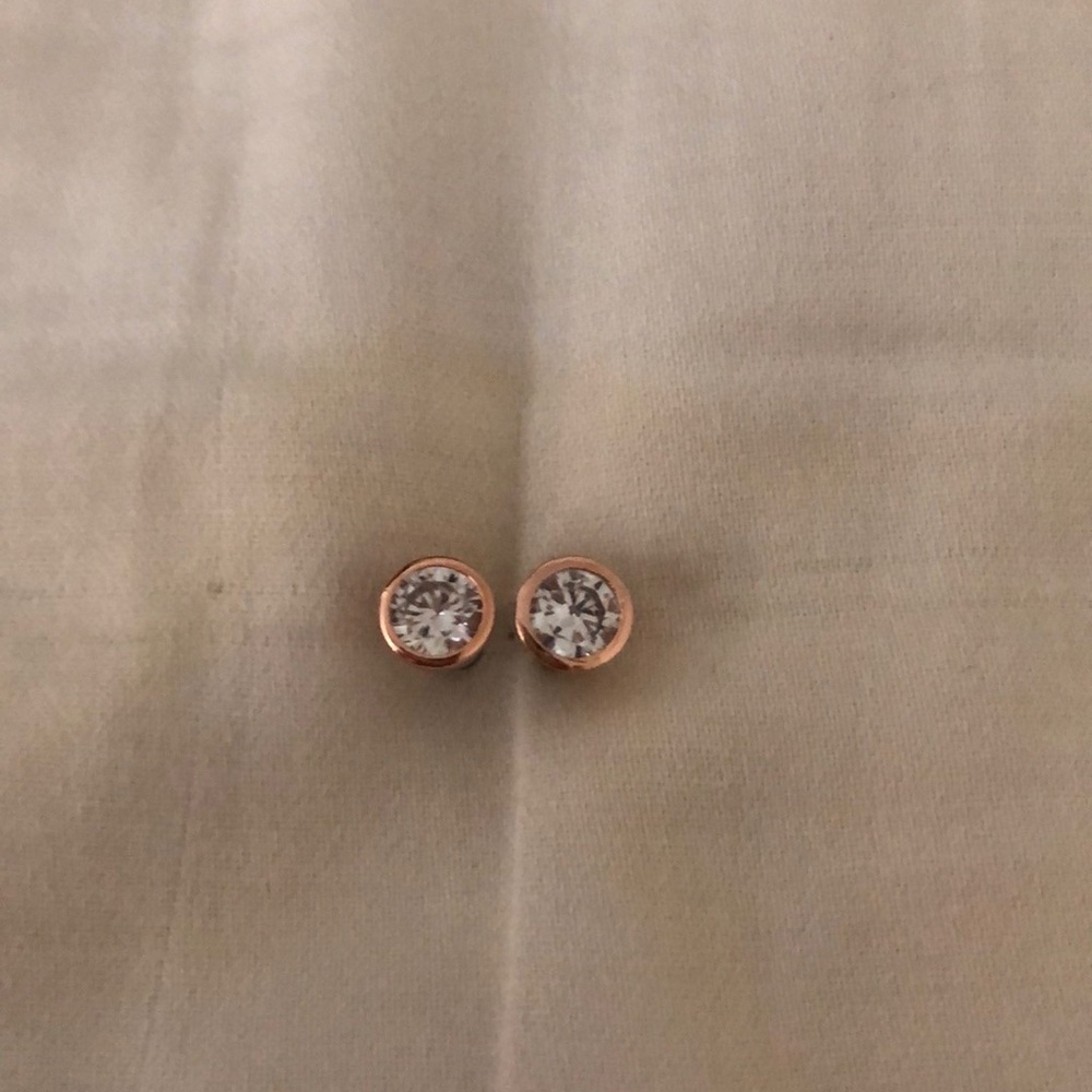 Beautiful Rose Gold Earrings